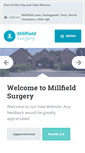 Mobile Screenshot of millfieldsurgery.co.uk